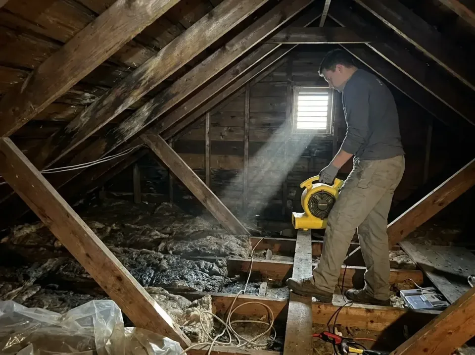 attic-water-damage-drying-proc-007 — frequently asked questions, Emergency Water Extraction & 24/7 Flood Response in Grants…